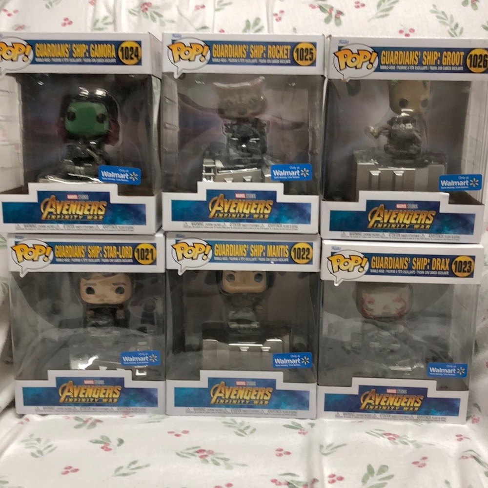 Set of 6 FUNKO POP Avengers, infinity war.     1021-1026 Walmart set.. - Picture 10 of 12
